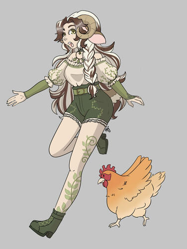 Sunny being chased by Judy.